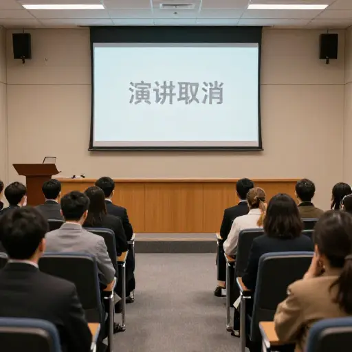 首先，由于开幕演讲的取消，普遍感到失望。