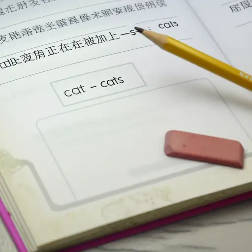 要构成复数，你通常在一个词的末尾加 -s。