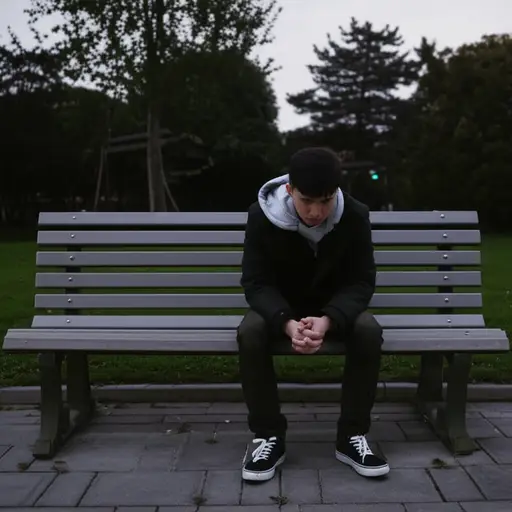 作为一个年轻人，他非常孤独。