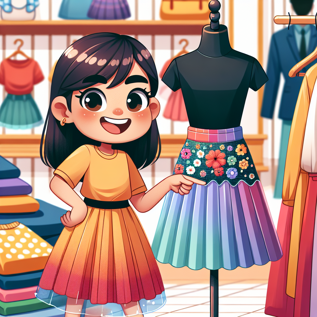 我喜欢这条裙子。