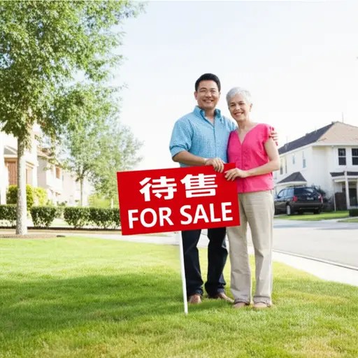 我们的邻居上周把房子挂牌出售了。