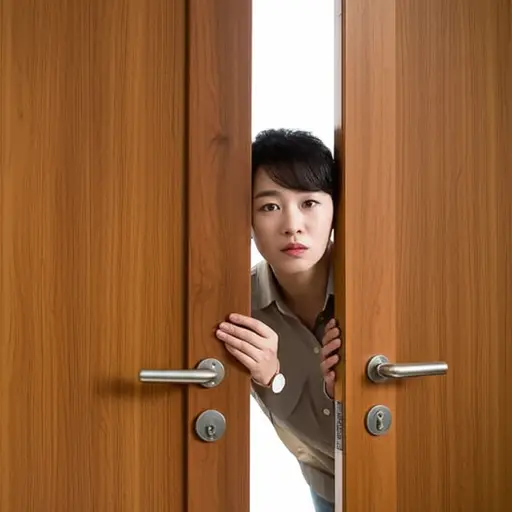 我听到另一个房间有人在哭。