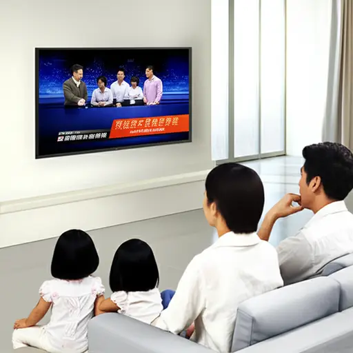 电视是一种日益重要的沟通手段。