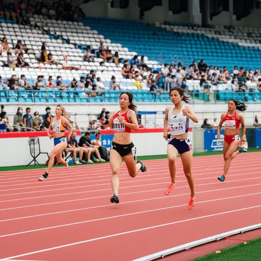 她正在为入选明年的奥运代表队而角逐。