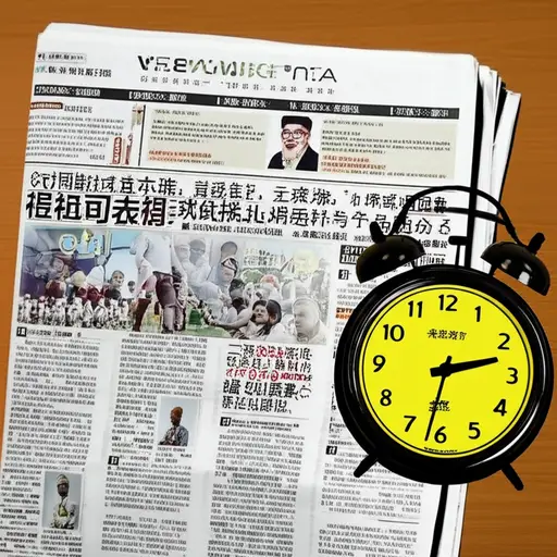 报纸文章说活动中午开始。