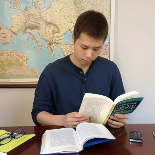 他对现代欧洲历史非常感兴趣。