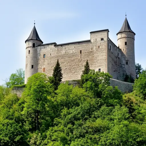 这座古堡建于16世纪。