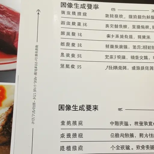 菜单上素食选择有限。