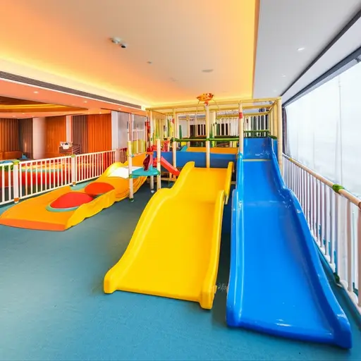 酒店有一个安全的儿童游乐区。