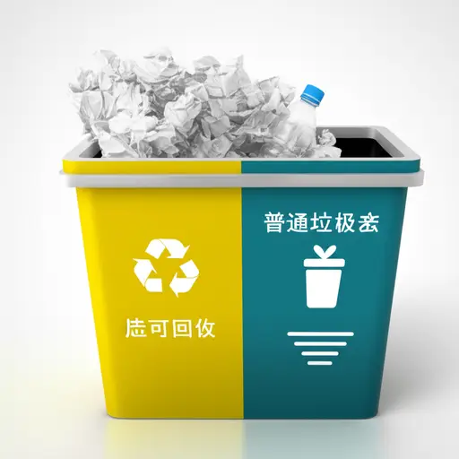 请将废弃材料与普通垃圾分开以便回收。