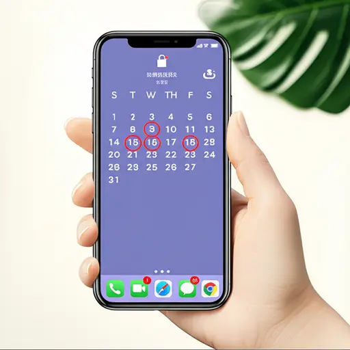 我在手机上设置了提醒，这样就不会忘记看日历上的重要日期。