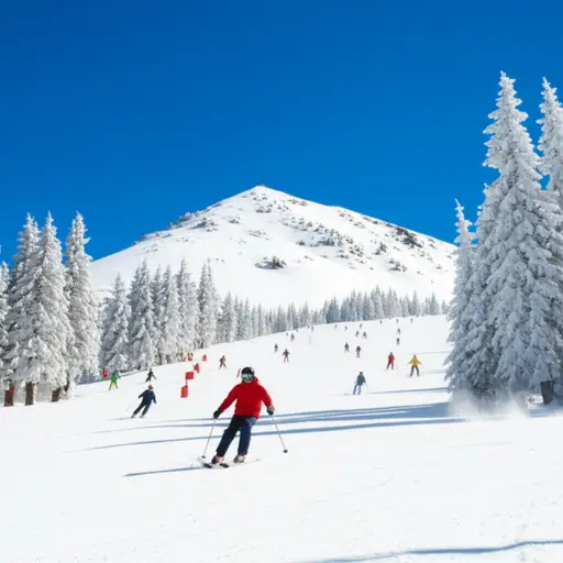 我们每年一月都去滑雪。