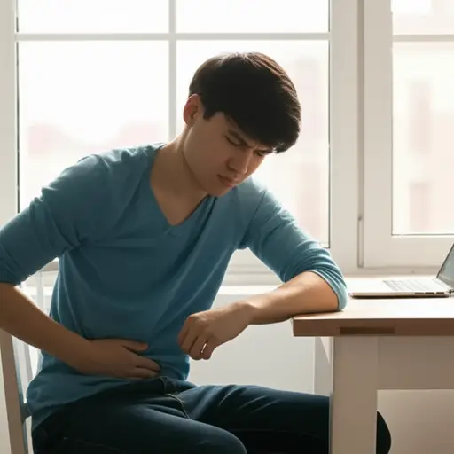 到了中午，我开始因饥饿而感到虚弱。