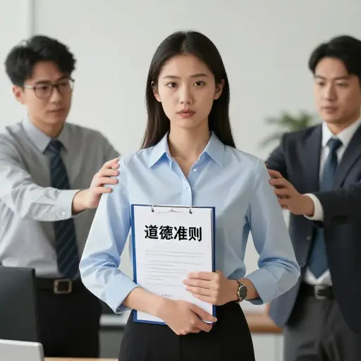 尽管有压力，她从未妥协她的个人道德。