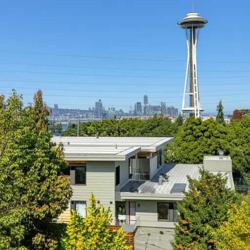 我们住在西雅图。