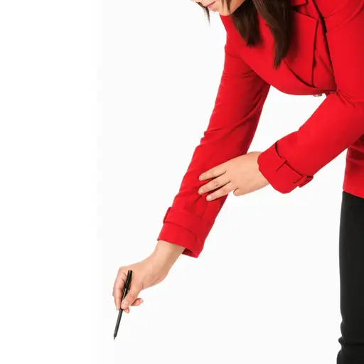 她弯下腰捡起钢笔。