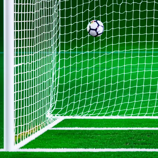 这个足球进了球网。