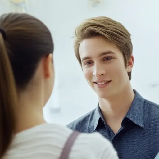 彼得看着她的眼睛笑了。