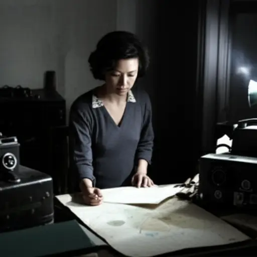 她在战争期间担任间谍。