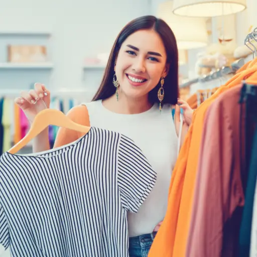 我真的很喜欢买衣服，但不仅仅是衣服，还有像耳环之类的东西！