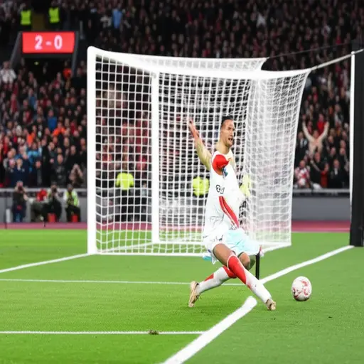 他在决赛中打入两球，发挥出了最佳水平。