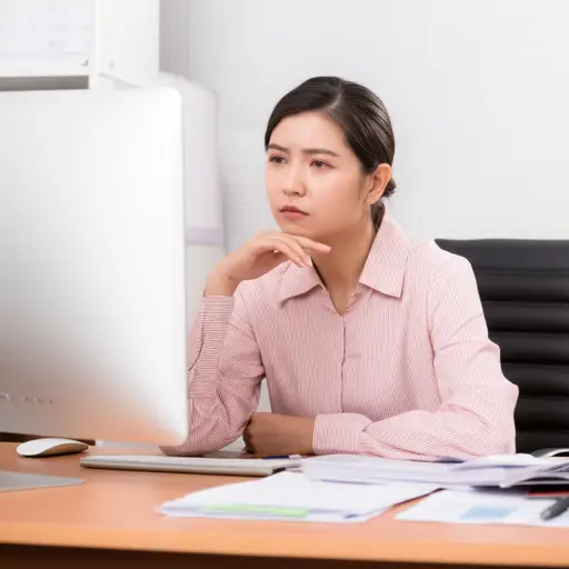 她会被工作中的小问题搞得很有压力。