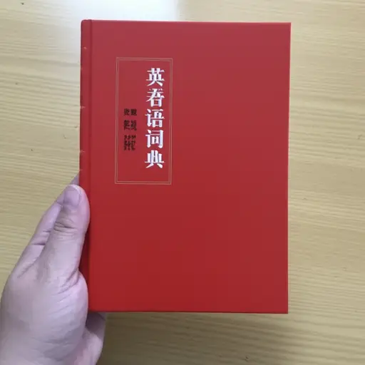 我有一本英语词典。