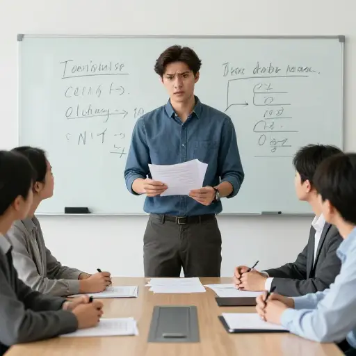 他缺乏领导素质/技能。
