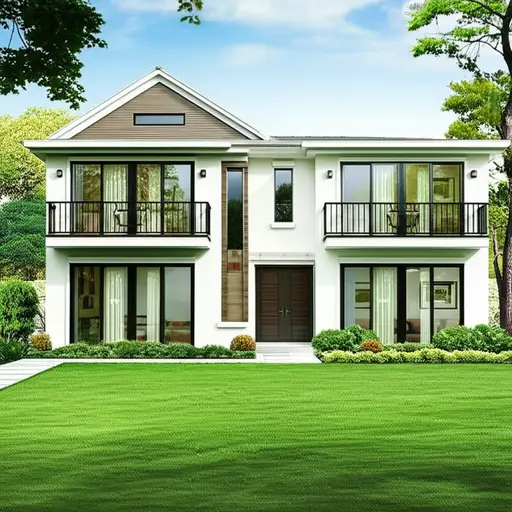 这房子有四间卧室，所以相当大。