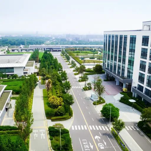 我们学校位于车站附近。