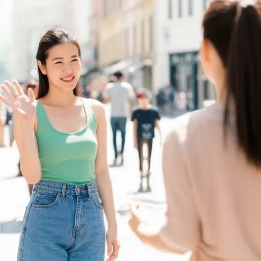 见到你姐姐时，代我向她问好。