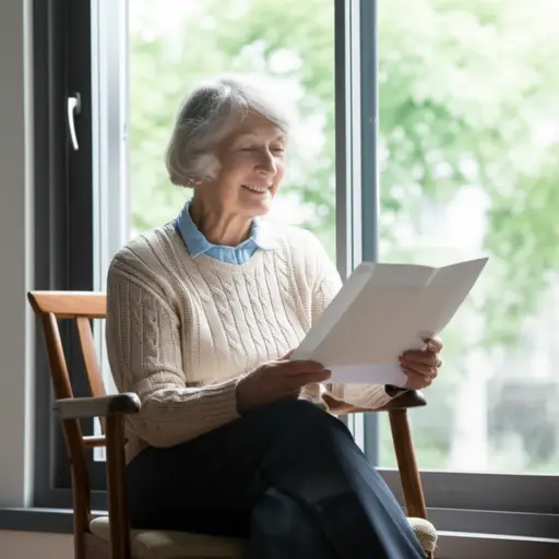 她儿子的来信是一封充满希望的信。