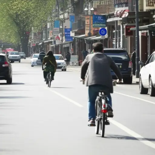 自行车提供了一种替代的交通方式。