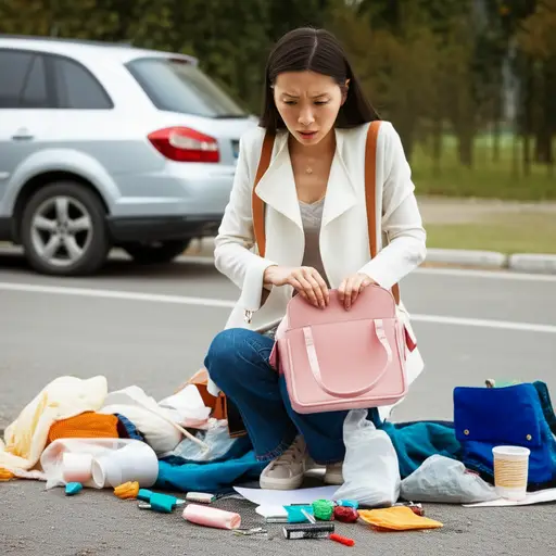 她总是弄丢她的车钥匙。
