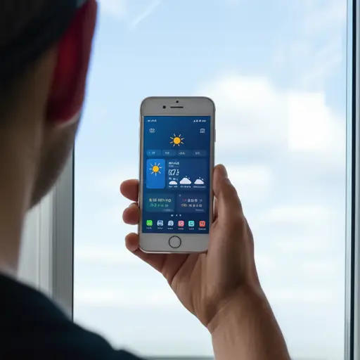 我今天早上查看了天气预报。