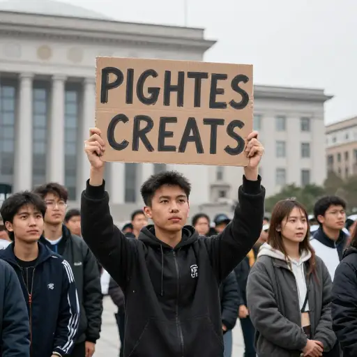 许多年轻人开始支持更加激进的政党，要求对现有体系进行彻底改革。
