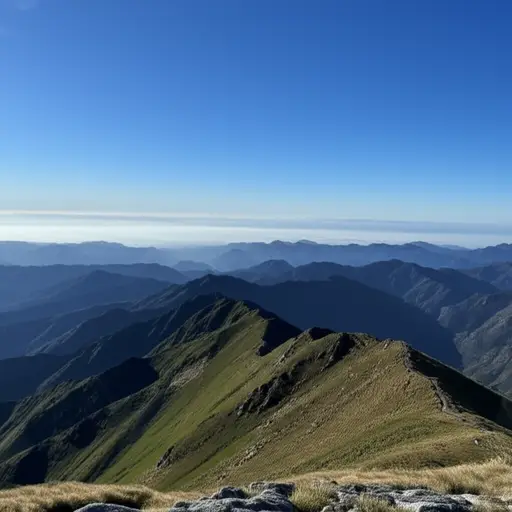 从山上看到的壮丽景色让我叹为观止。
