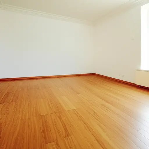 房间里没有地毯，只有光秃秃的地板。