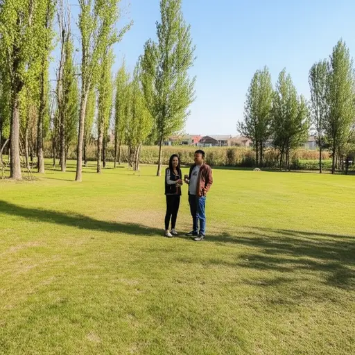 我们想买一块地来建房子。