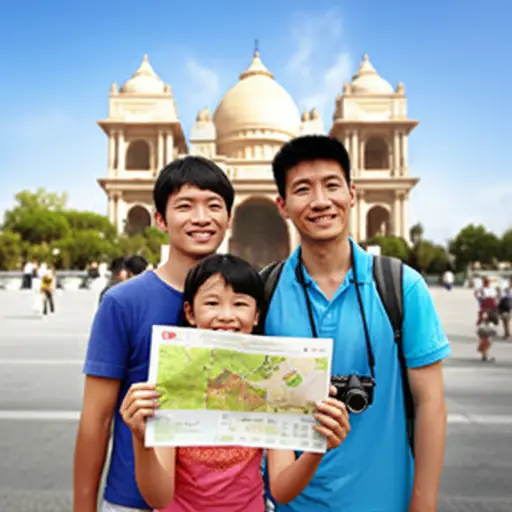 我们喜欢在假期去观光。