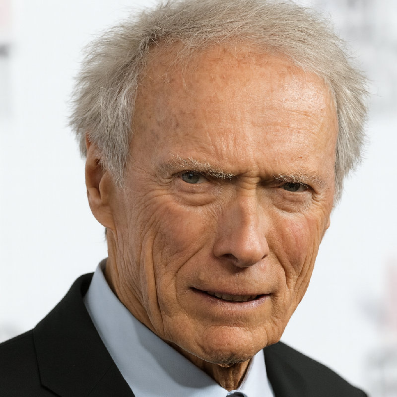 他的面部表情很严肃。