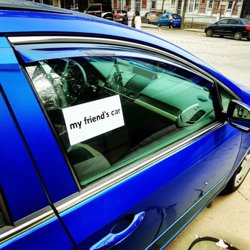 请记得在“我朋友的车”中加上表示所有格的撇号。