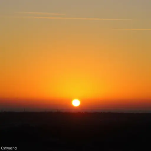 我昨天拍了一张壮丽日出的照片。