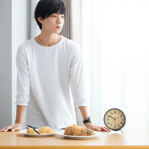 我故意没吃午饭，以便晚上会饿。