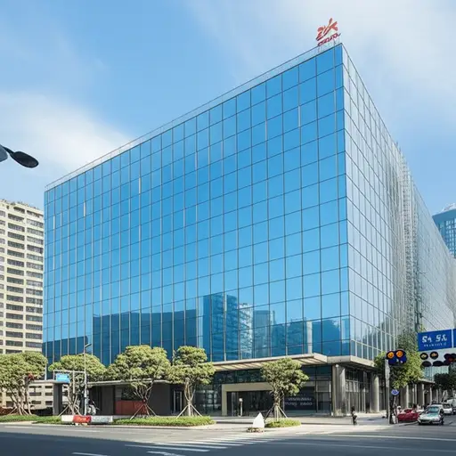 这家银行在市中心新开了一家分行。