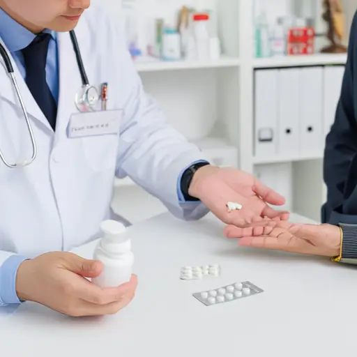 医生建议他一天三次服用两片药。