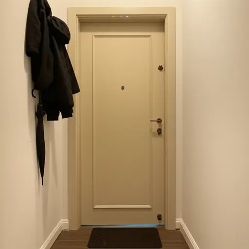 我们家的门厅很小。