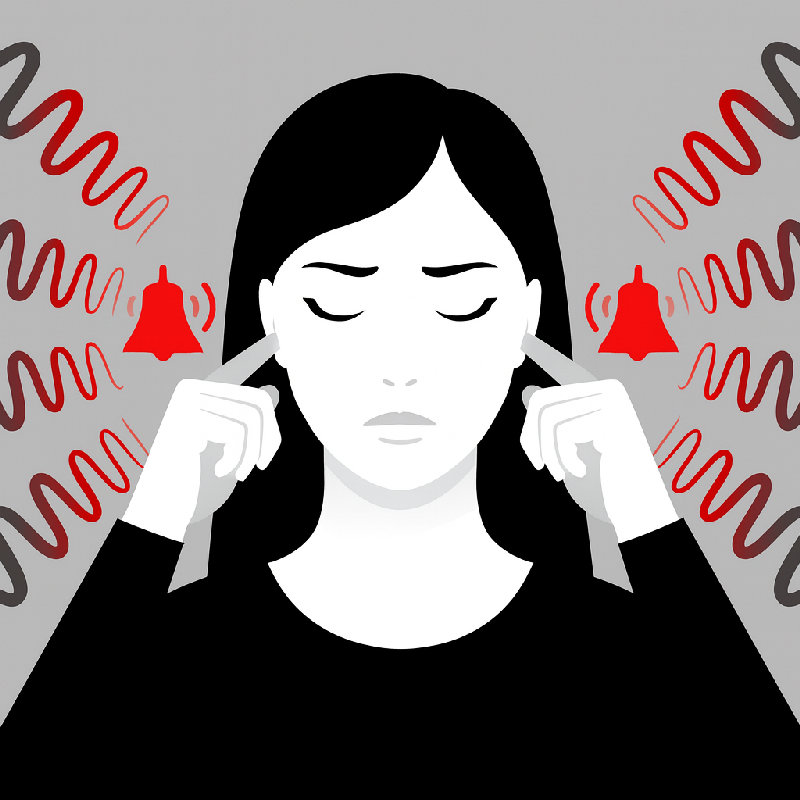 耳鸣是指耳中持续鸣响。