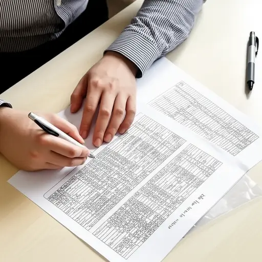 面试前，我需要填写好几份表格。