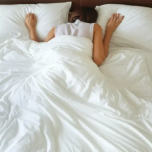 我仰卧睡觉，但总是以不同的姿势醒来。